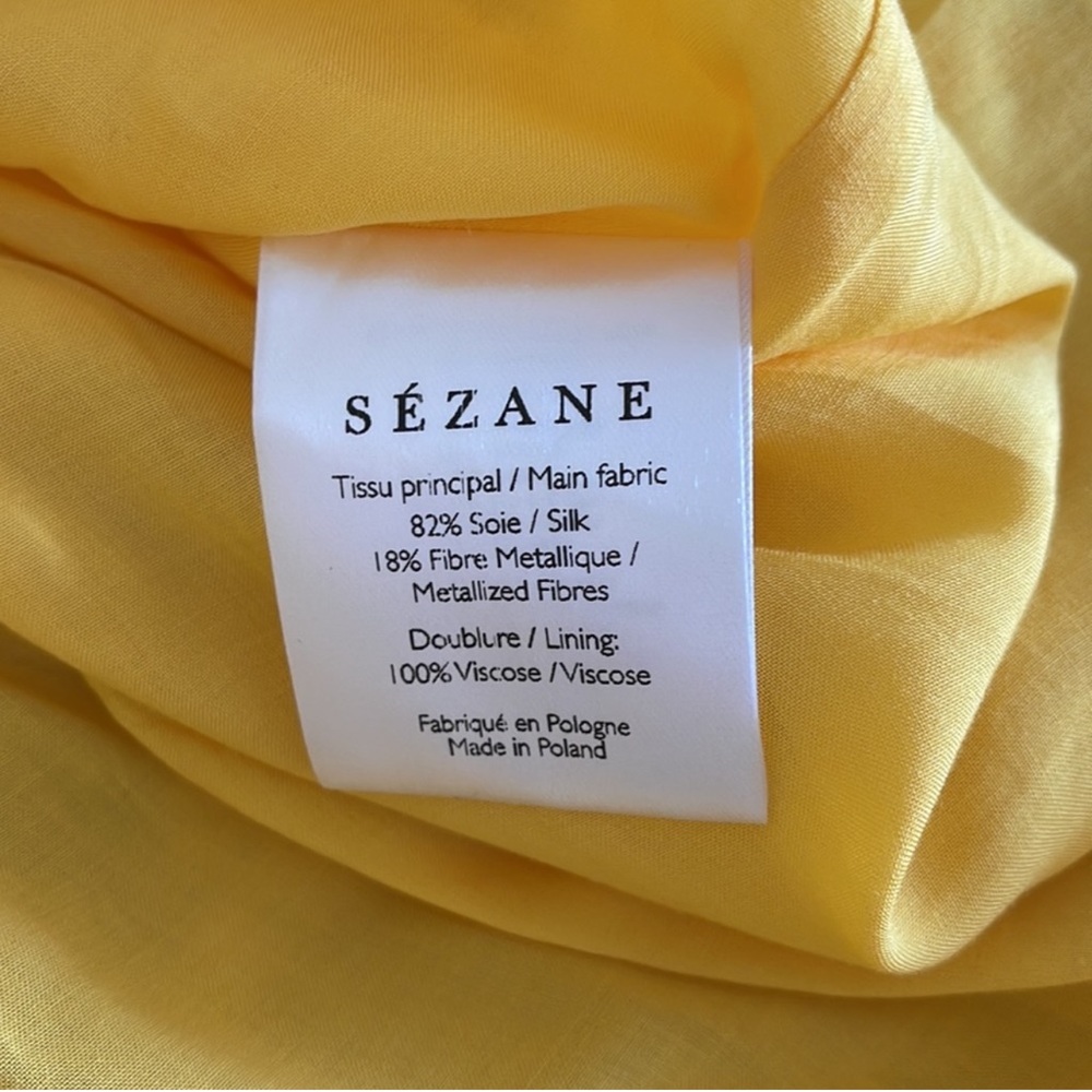 Sezane Sunlit Yellow Maxi Dress - Picture 12 of 16